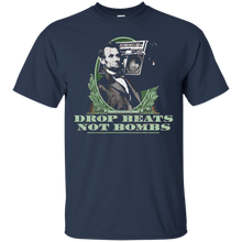 DROP-BEATS-NOT-BOMBS---ABE-LINCOLN-(DISTRESSED-LOOK)-T-SHIRT