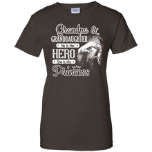 Grandpa-_-Granddaughter.-He-Is-Her-Hero-T-shirt