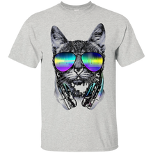 Cool-DJ-Cat-With-Rainbow-Sunglasses-T-Shirt