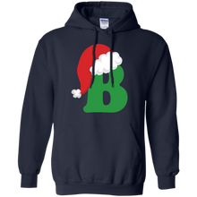 Christmas-Santa-Hat-Letter-B-Monogram-Holiday-T-shirt