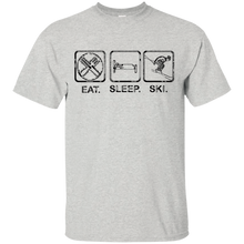 Funny-Eat-Sleep-Ski-Lover-Quotes-GiftSki-Loves-T-Shirt