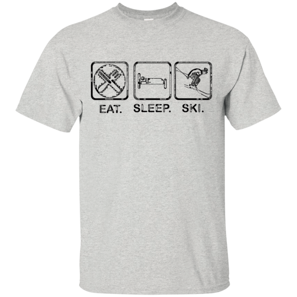 Funny-Eat-Sleep-Ski-Lover-Quotes-GiftSki-Loves-T-Shirt