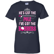 He's-Got-The-Pole-I've-Got-The-Bobbers-Fishing-T-Shirt