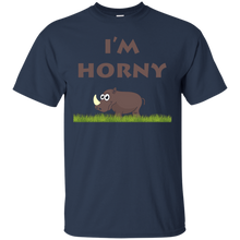 Cool-Design-I'm-Horny---Funny-Rhino-Shirt