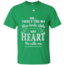 Grandma-MEME-and-grandson-TShirt-he-stole-my-heart