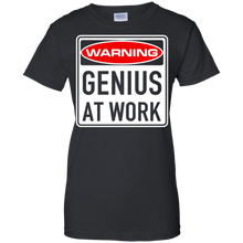 Genius-At-Work-Highway-Warning-Road-Sign-Funny-T-Shirt