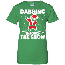 Dabbing-through-the-snow-t-shirt--santa-dabbing-t-shirt