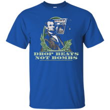 DROP-BEATS-NOT-BOMBS---ABE-LINCOLN-(DISTRESSED-LOOK)-T-SHIRT