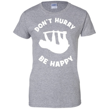 Funny-Sloth-Don't-Hurry-Be-Happy-Shirt