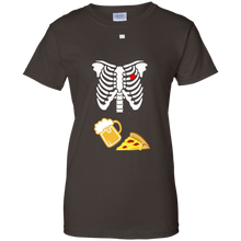 Halloween-Skeleton-Maternity-Pizza-_amp_-Beer-T-Shirt-costume