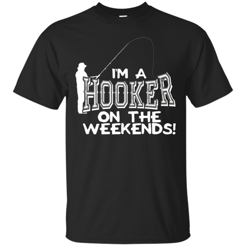 Funny-Fishing-Shirt---I'm-Hooker-On-The-Weekends!