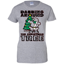 DABBING-around-the-christmas-TREE-tshirt
