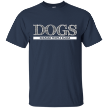 Dogs-because-people-sucks-T-shirt