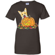 Corgi-_amp_-Pumpkin-Halloween-Tshirt-For-Women-Men