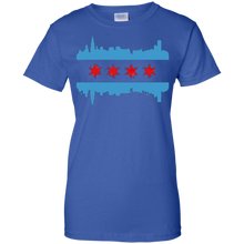 Flag-T-Shirts---Chicago-Flag-Skyline-Design-Tee