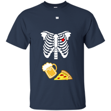 Halloween-Skeleton-Maternity-Pizza-_amp_-Beer-T-Shirt-costume