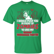 German-Wirehaired-Pointer-T-shirt--I-would-push-you-in-fron