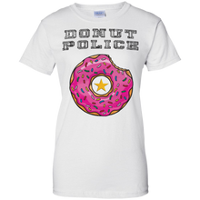 Donut-Police-T-Shirt-Officer-Law-Crime-Foodie-Graphic-Tee