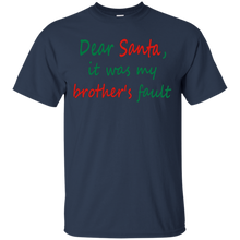 Dear-Santa-It-Was-My-Brother's-Fault-Funny-Christmas-T-shirt