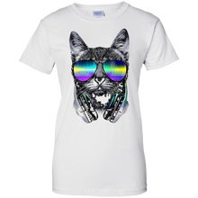 Cool-DJ-Cat-With-Rainbow-Sunglasses-T-Shirt