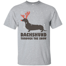 Chrismast-Shirt---Dachshund-Through-The-Snow