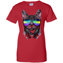 Cool-DJ-Cat-With-Rainbow-Sunglasses-T-Shirt
