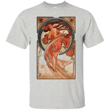 Girly-Dancer-Victorian-Art-Nouveau-Alphonse-Mucha-T-shirt