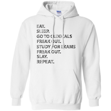 Funny-Nurses-shirt--Eat-sleep-go-to-clinicals-freak-out-tee