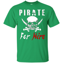 FUNNY-PIRATE-FOR-HIRE-T-SHIRT-Halloween-Costume-Pirates-Gift