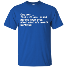 Gerard-Way-quote-Funny---Life-Worth-Watching---T-Shirt