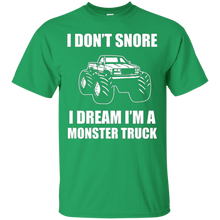 Funny-Monster-Truck-T-Shirt-I-Don't-Snore-Gift-Tee