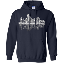 Dallas-Texas-Big-D-Skyline-Panorama-Drawing-T-Shirt