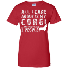 Corgi-Shirt-All-I-care-about-is-my-Corgi-T-shirt