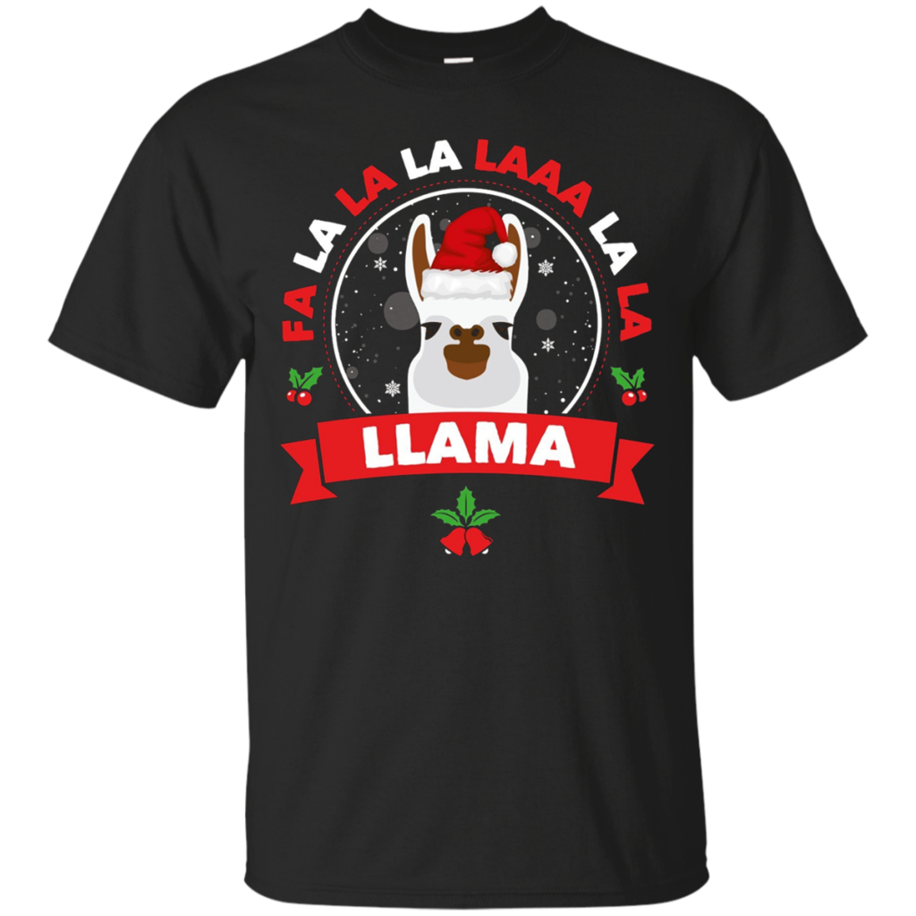 Fa-La-La-La-La-La-La-Llama---Funny-Christmas-T-Shirt-Unisex