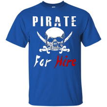 FUNNY-PIRATE-FOR-HIRE-T-SHIRT-Halloween-Costume-Pirates-Gift