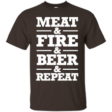 Grill-Meat-BBQ-Lover-T-Shirt-Meat-_amp_-Fire-_amp_-Beer-_amp_-Repeat