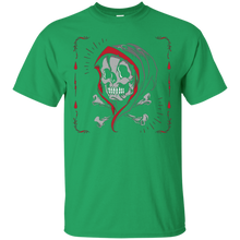 Grim-Reaper-Skull-In-Hood-Graphic-T-Shirt