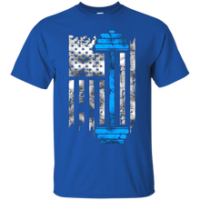Gym-Fitness-Weightlifting---American-Flag-Lifting-T-shirt