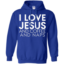 Funny---I-love-Jesus-and-coffee-and-naps---t-shirts