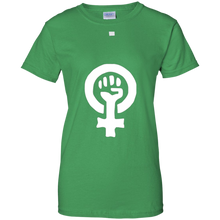 Feminism-symbol-shirt-for-a-feminist-in-dark-apparel