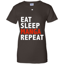 Funny-Eat-Sleep-Manga-Repeat-T-shirt-Comic-Books