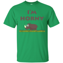 Cool-Design-I'm-Horny---Funny-Rhino-Shirt
