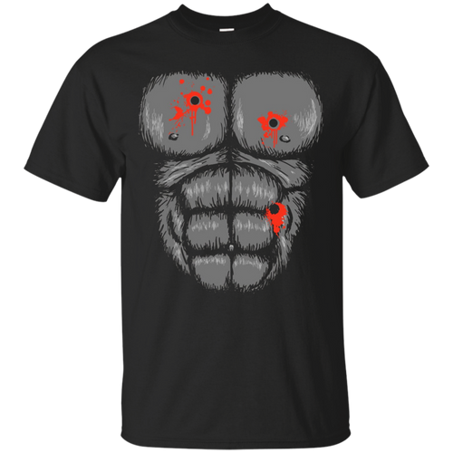 Gorilla-Halloween-2016---Gunshot-Gorilla-Chest-T-Shirt