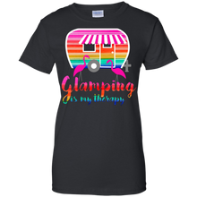 Glamping-is-my-Therapy-Camper-Flamingo-Tee-Shirt