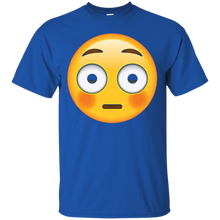 Flushed-Face-Embarrassed-Emoji-T-Shirt