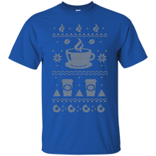 Coffee-Themed-Ugly-Christmas-Sweater-Style-T-Shirt