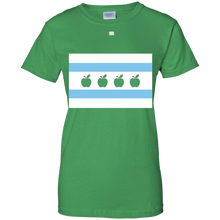 Chicago-Teachers-Flag-Apple-t-shirt