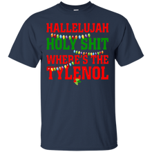 Hallelujah-Where's-The-Tylenol-Funny-Christmas-Movie-T-shirt