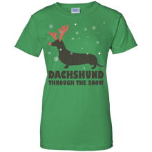 Chrismast-Shirt---Dachshund-Through-The-Snow