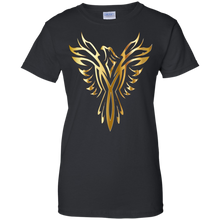 Gold-Phoenix-Mythical-Legendary-Bird-Graphic-Tee-Shirt